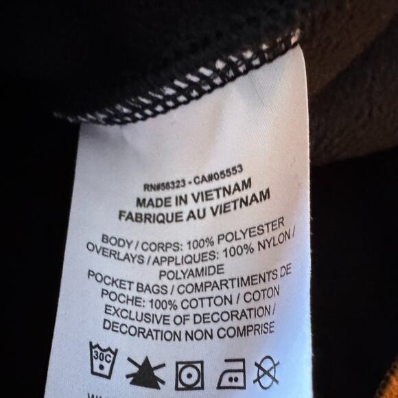 Nike Sportswear Fleece Sweatshirt Crop Womens XL Colorblock 1/4 Zip Pullover - Picture 5 of 8